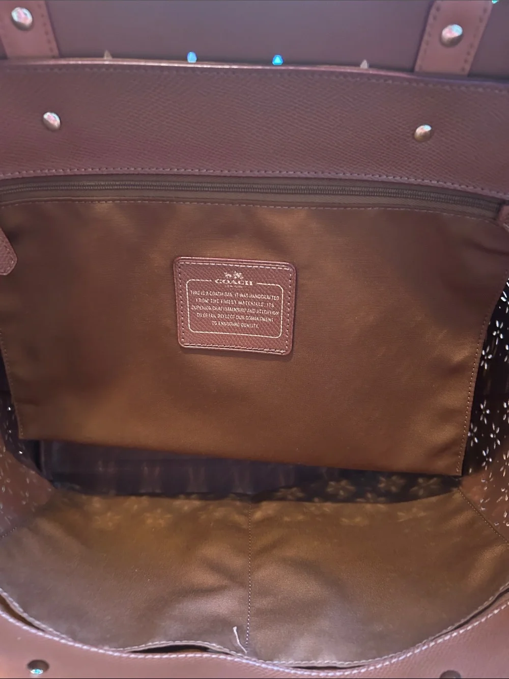 Coach Pink Floral Laser-Cut Tote with Matching Wristlet